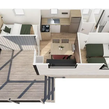 Mobil Avec Terrasse A - Api-1-52-692